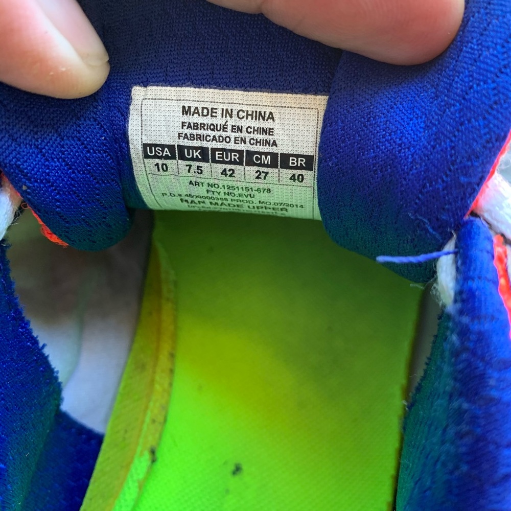 Under Armour UA micro G Monza night running shoes - Picture 2 of 9